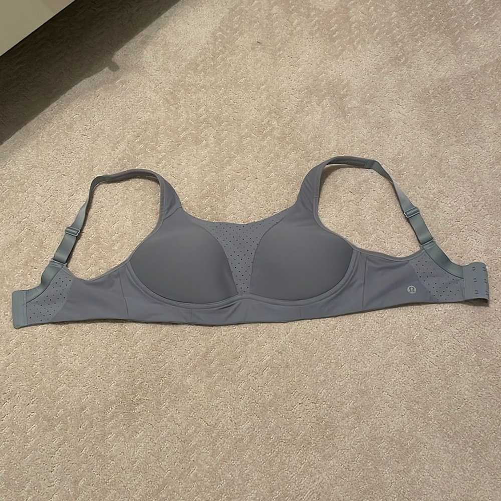 Lululemon sports bra grayish blue 34 D